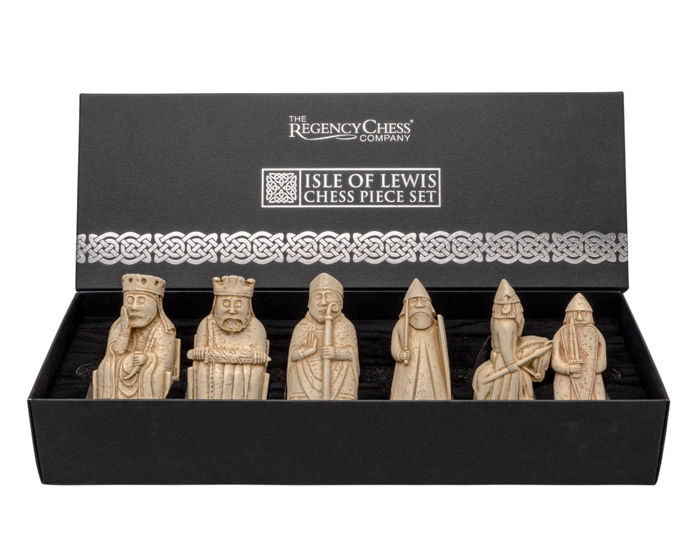 Juego de regalo de piezas de ajedrez Lewis de Regency Chess