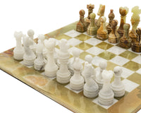 Juego de ajedrez Alghero en ónix y mármol