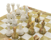 Juego de ajedrez Alghero en ónix y mármol