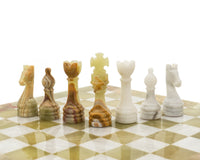 Juego de ajedrez Alghero en ónix y mármol