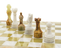 Juego de ajedrez Alghero en ónix y mármol