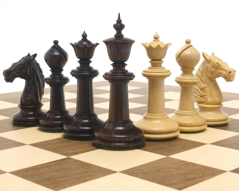 Juego de ajedrez de nogal y palisandro de Bath