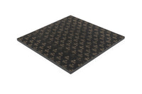 Tablero de ajedrez de resina maciza pintado a mano de El Templario de 45 cm