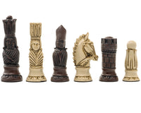 Berkeley Chess Piezas de ajedrez Victorian Russet