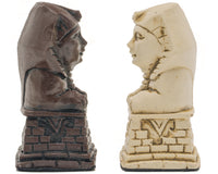Piezas de ajedrez Berkeley Chess Egyptian Russet