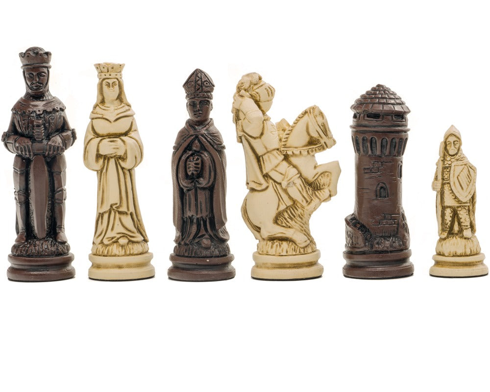 Berkeley Chess Camelot Russet — Piezas de ajedrez