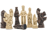 Berkeley Chess Camelot Russet — Piezas de ajedrez