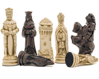 Berkeley Chess Camelot Russet — Piezas de ajedrez