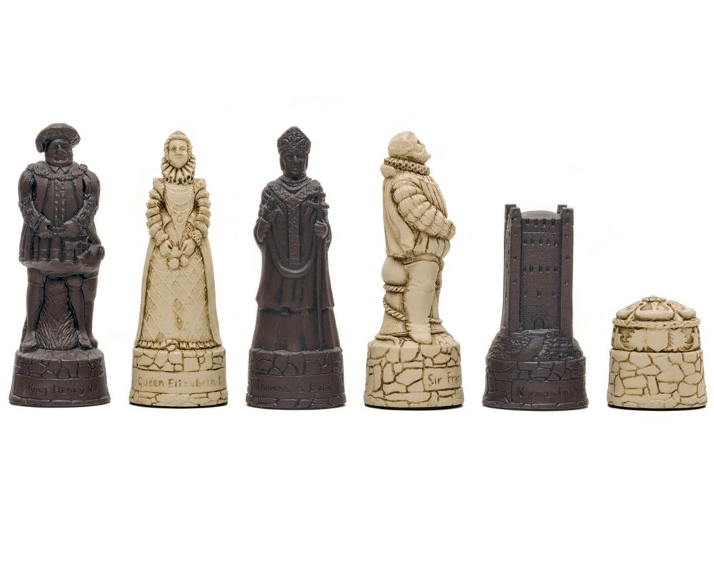 Piezas de ajedrez Berkeley Chess Inglés Russet