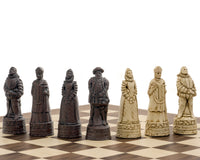 Piezas de ajedrez Berkeley Chess Inglés Russet