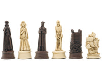 Piezas de ajedrez Berkeley Chess Elizabethan Russet