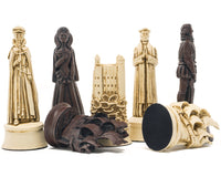 Piezas de ajedrez Berkeley Chess Elizabethan Russet