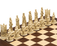 Piezas de ajedrez Berkeley Chess Elizabethan Russet