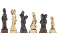 Berkeley Chess Movie Stars Russet — Piezas de ajedrez