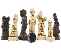 Berkeley Chess Movie Stars Russet — Piezas de ajedrez