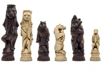 Berkeley Chess Reynard the Fox Russet — Piezas de ajedrez