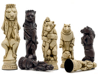 Berkeley Chess Reynard the Fox Russet — Piezas de ajedrez