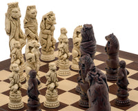 Berkeley Chess Reynard the Fox Russet — Piezas de ajedrez