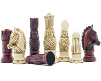 Berkeley Chess Piezas de ajedrez Victorian Cardinal