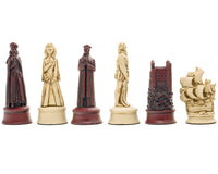 Piezas de ajedrez Elizabethan Cardinal de Berkeley Chess