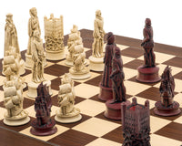 Piezas de ajedrez Elizabethan Cardinal de Berkeley Chess