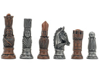 Berkeley Chess Piezas de ajedrez victorianas metálicas