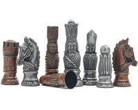 Berkeley Chess Piezas de ajedrez victorianas metálicas