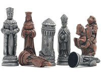 Piezas de ajedrez Berkeley Chess Camelot Metallic