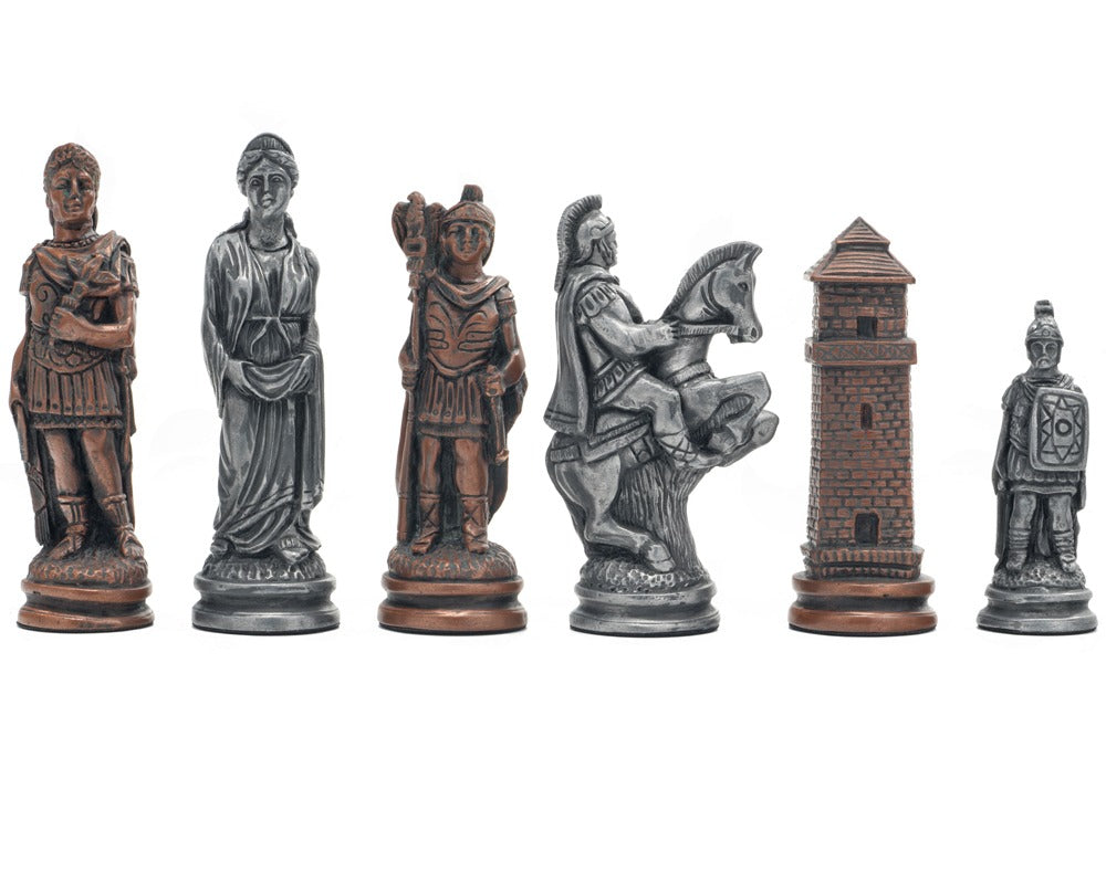 Berkeley Chess Piezas de ajedrez romanas de metal