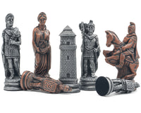 Berkeley Chess Piezas de ajedrez romanas de metal