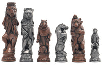 Berkeley Chess Reynard the Fox — Piezas de ajedrez metálicas