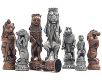 Berkeley Chess Reynard the Fox — Piezas de ajedrez metálicas