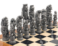 Berkeley Chess Reynard the Fox — Piezas de ajedrez metálicas