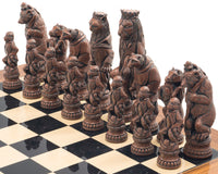 Berkeley Chess Reynard the Fox — Piezas de ajedrez metálicas