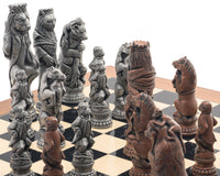 Berkeley Chess Reynard the Fox — Piezas de ajedrez metálicas
