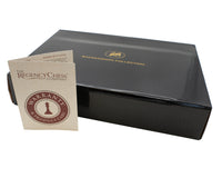 Juego de backgammon plegable de cuero sintético de Italfama en negro y rojo