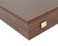 Juego de Backgammon Manopoulos Wenge & Walnut Burl