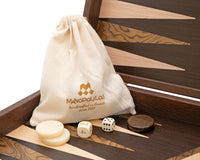 Juego de Backgammon Manopoulos Wenge & Walnut Burl