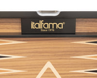 Italfama Juego de Backgammon plegable de madera con bolsa protectora