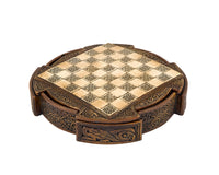 Isla de Lewis - Juego de ajedrez céltico compacto, 22,9 cm