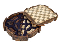 Isla de Lewis - Juego de ajedrez céltico compacto, 22,9 cm