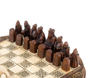 Isla de Lewis - Juego de ajedrez céltico compacto, 22,9 cm