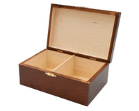 Estuche para piezas de ajedrez de madera de abedul número 5, color oscuro