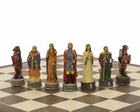 Piezas de ajedrez temáticas de Robin Hood pintadas a mano por Italfama