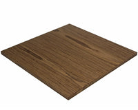 Tablero de ajedrez de nogal y arce de 45 cm