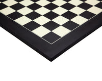 Tablero de ajedrez de lujo, 45 cm, negro y arce
