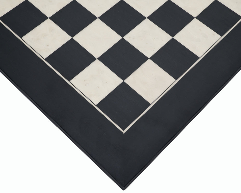 Tablero de ajedrez Deluxe 40 cm, negro y arce