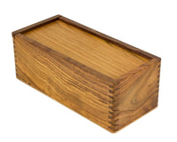 Estuche para piezas de ajedrez de Sheesham de 28 cm con tapa deslizante