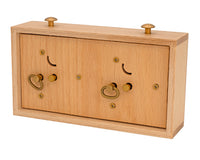 Reloj de ajedrez de madera de Turnier - Madera clara