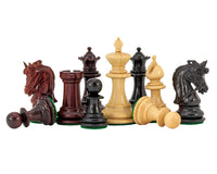 Corinthian Tres Corone — Piezas de ajedrez de lujo — 6,4 cm